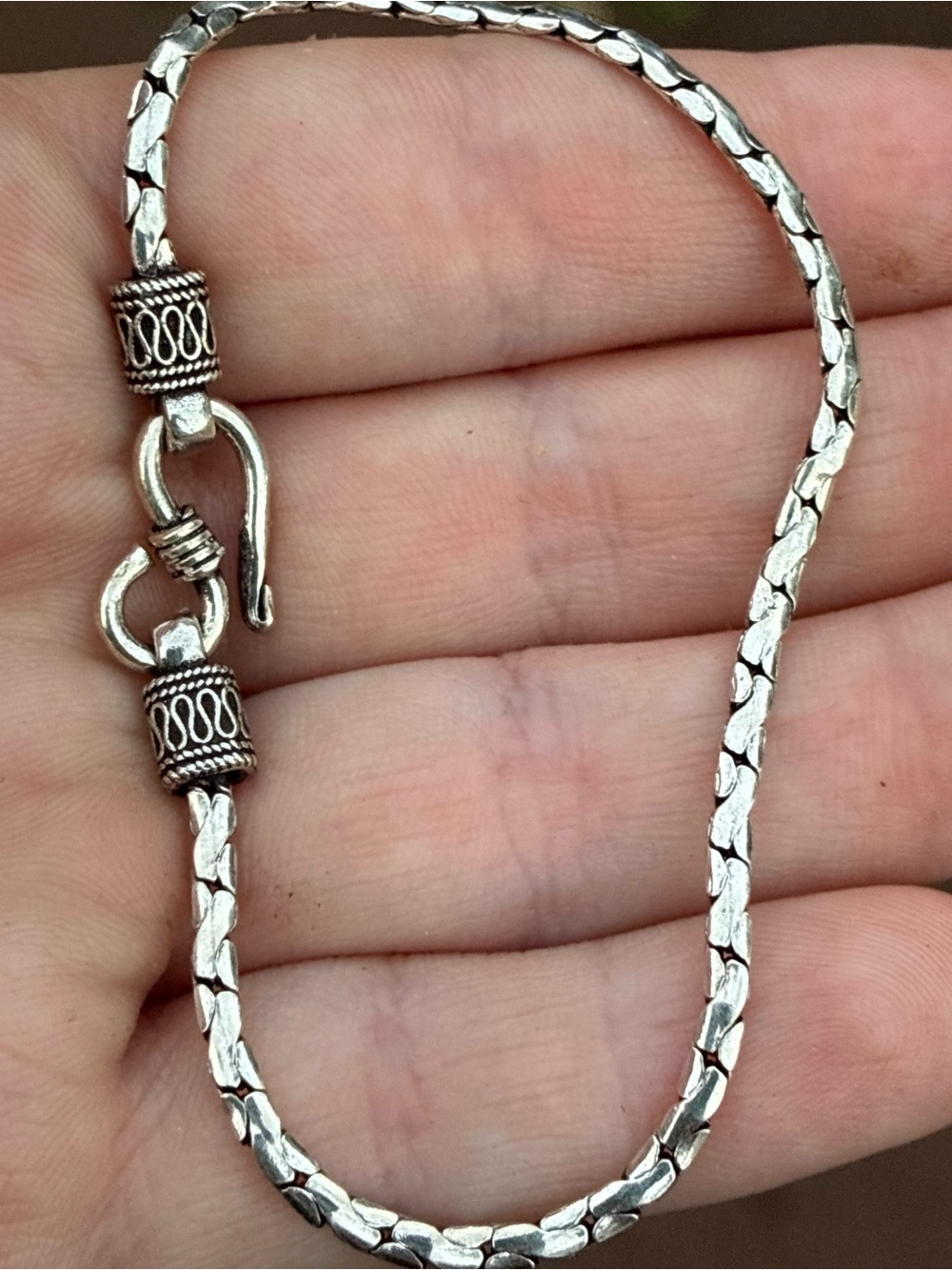 Handmade solid sterling bracelet new